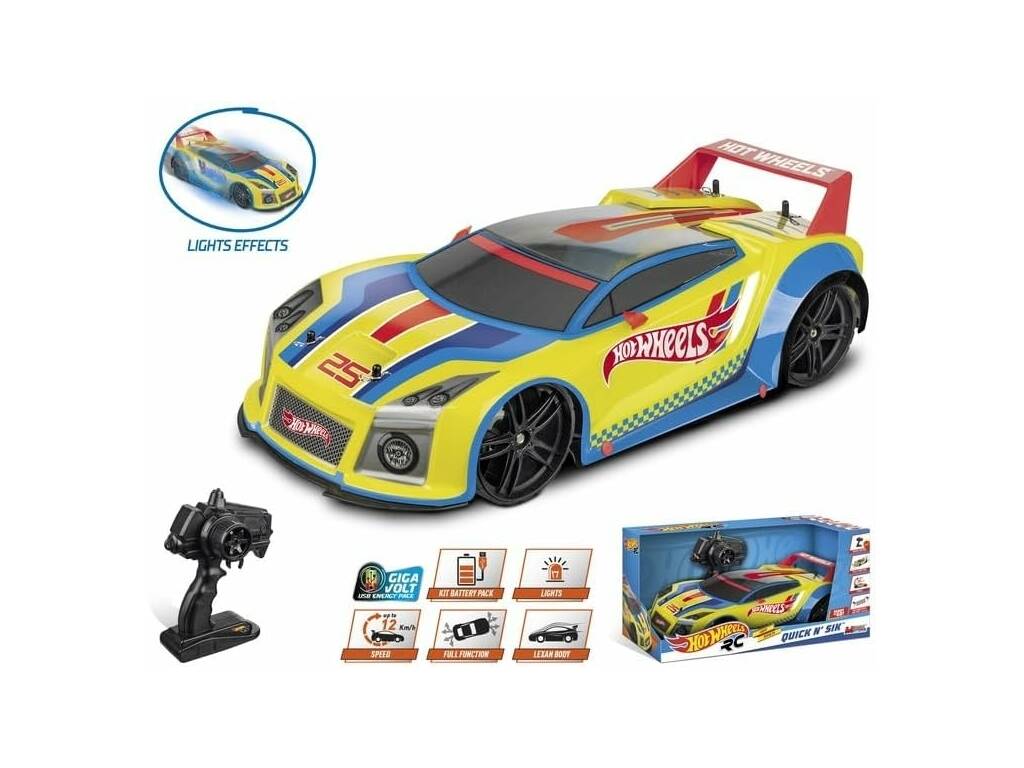 Hot Wheels Vehículo Radio Control Quick N’ Sik