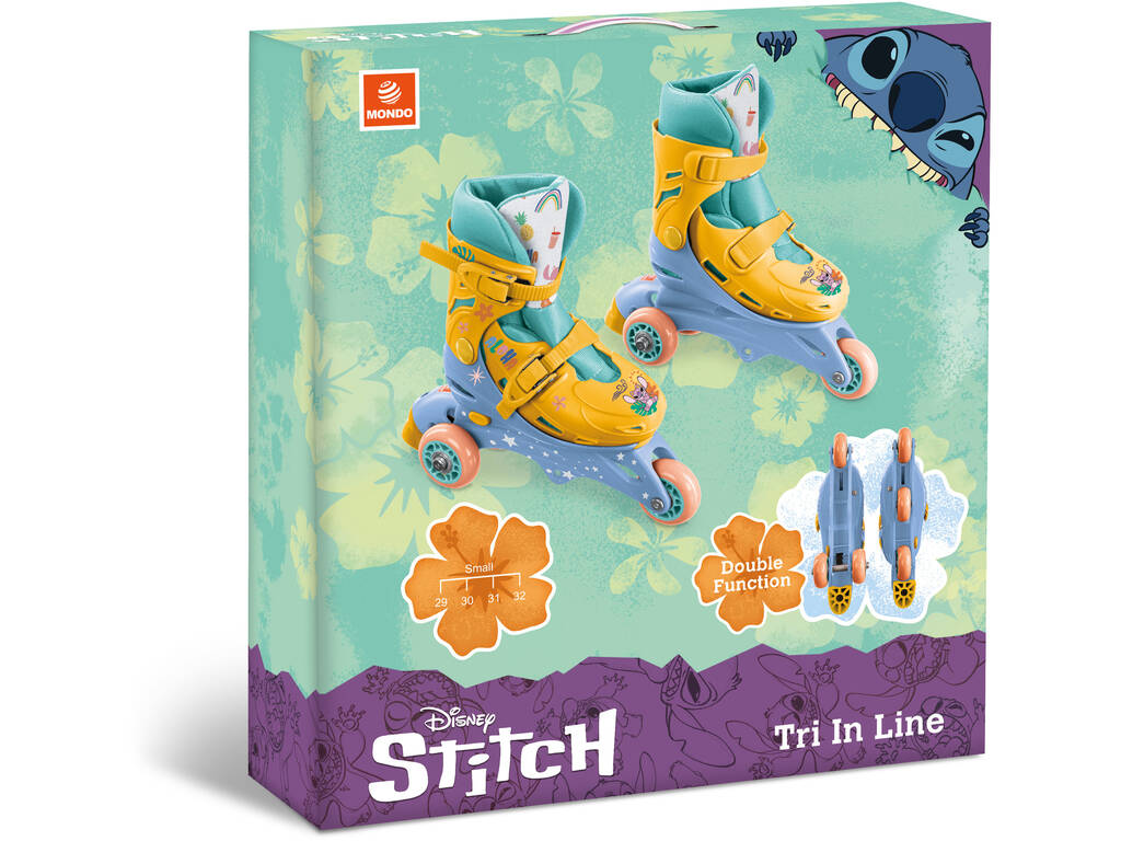 Patines 2 en 1 Disney Stitch Talla 29-30-31-32