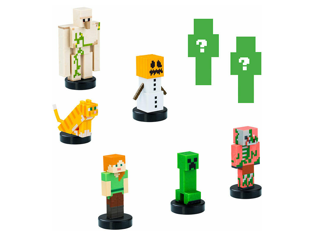 Confezione Deluxe Minecraft con 8 personaggi con sigillo
