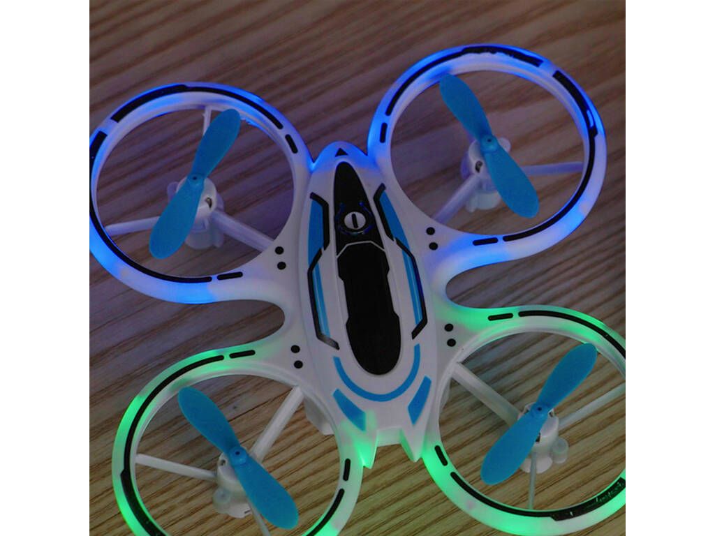 Radiocomando Flybotic Neon Drone Acrobatico con Luce LED