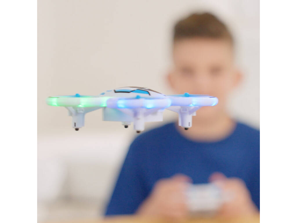Radiocomando Flybotic Neon Drone Acrobatico con Luce LED