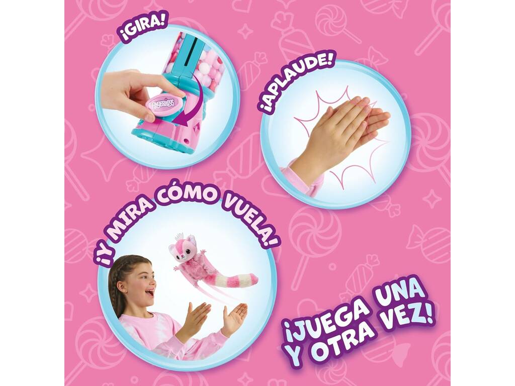 Fingerlings Scoiattolo volante Chispa con suoni e reazioni