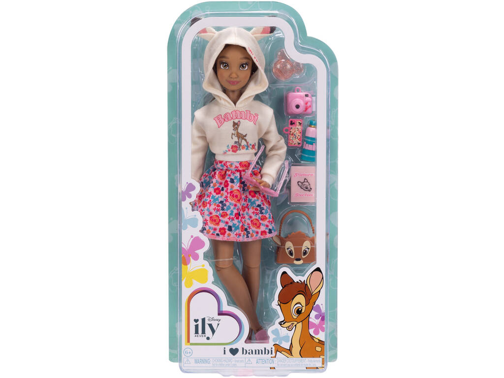 Disney Ily 4Ever Poupée Bambi Inspired de 29 cm avec accessoires