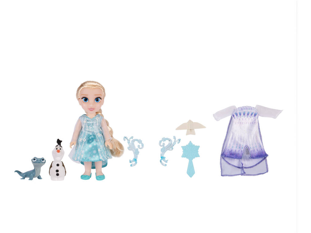 Poupée Disney Frozen Elsa de 15 cm avec Olaf et Bruni