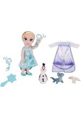Disney Frozen Puppe Elsa 15 cm mit Olaf und Bruni