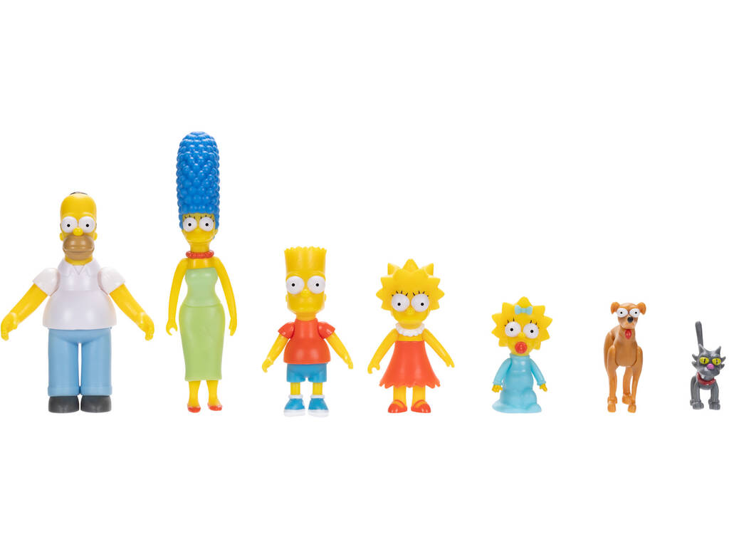 Multipack Les Simpson La famille avec 7 figurines