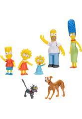 Multipack Les Simpson La famille avec 7 figurines
