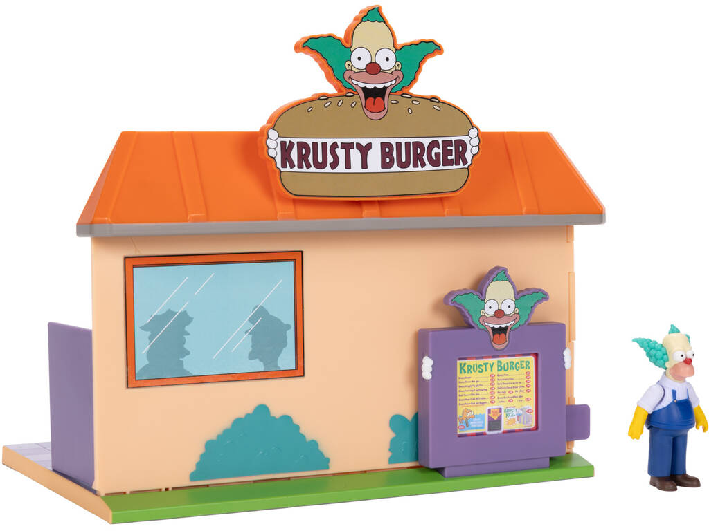 Les Simpsons Diorama Krusty Burger avec figurine Krusty