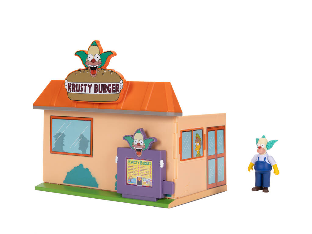 Les Simpsons Diorama Krusty Burger avec figurine Krusty