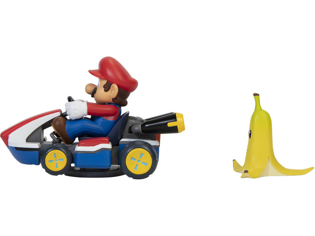 Mariokart Veículo Mario Kart Megagiros de 12 cm com Acessório