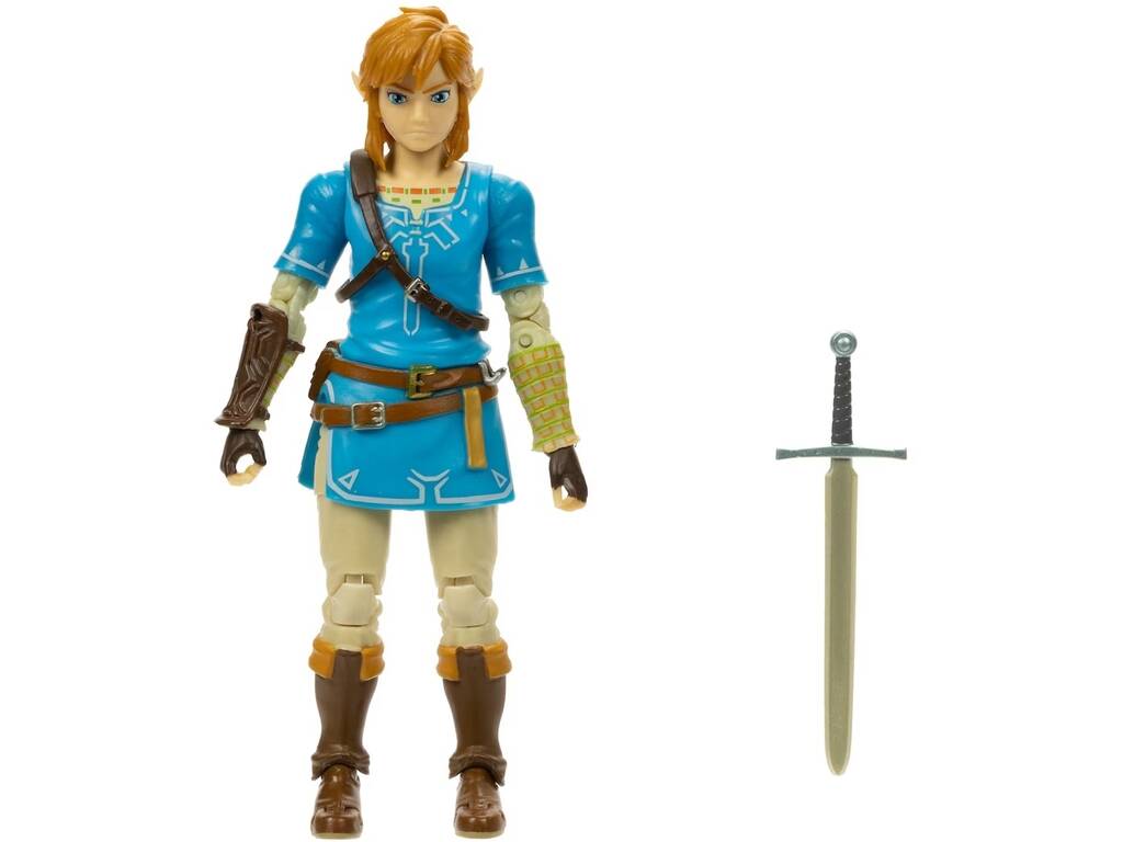 The Legend Of Zelda Figura Link 12 cm com Escudo e Espada