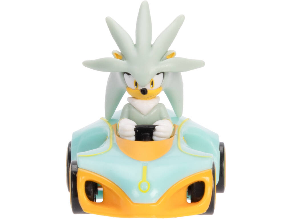 Sonic The Hedgehog Veículo Metálico Silver 6 cm