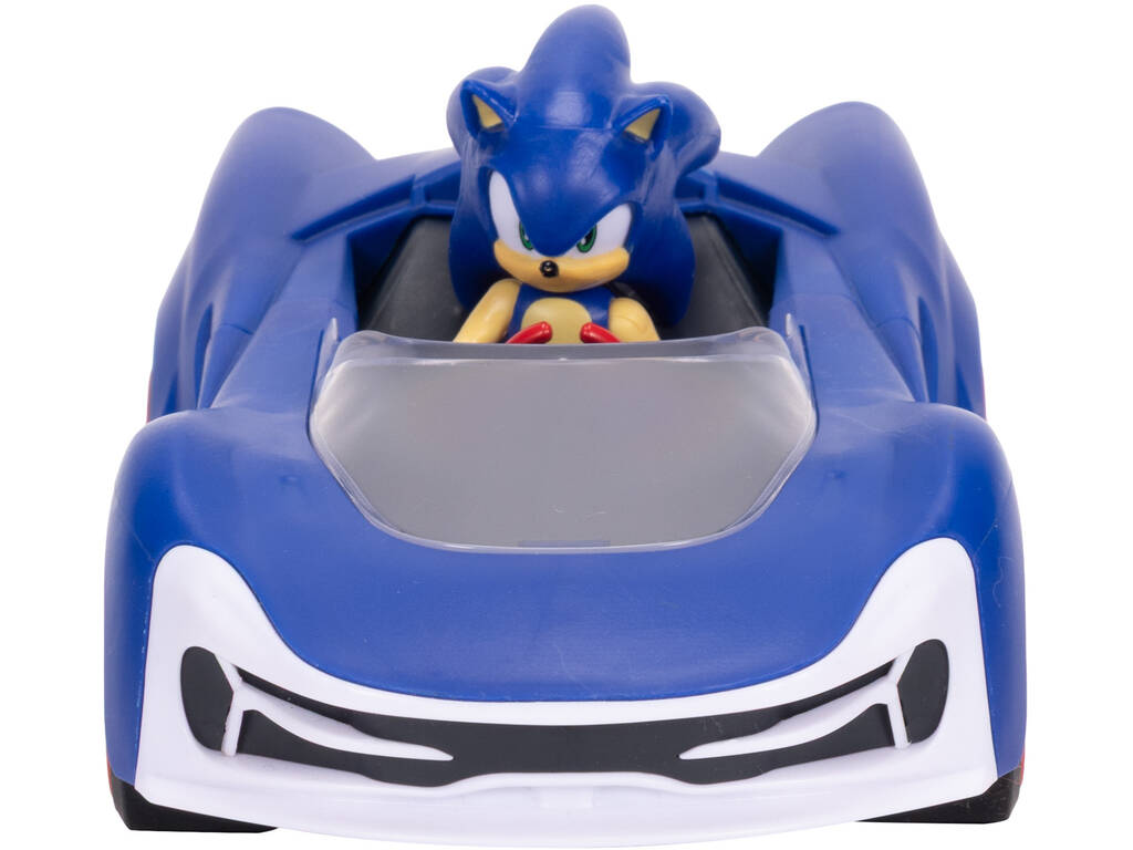 Sonic The Hedgehog Figura Sonic com Veículo Speed Star Lighting 16 cm