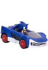 Sonic The Hedgehog Figurine Sonic avec véhicule Speed Star Lighting de 16 cm