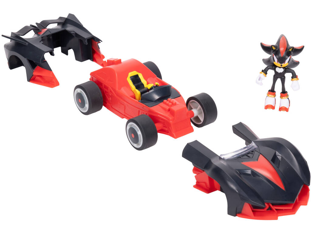 Sonic The Hedgehog Figura Shadow com Veículo Dark Reaper 16 cm