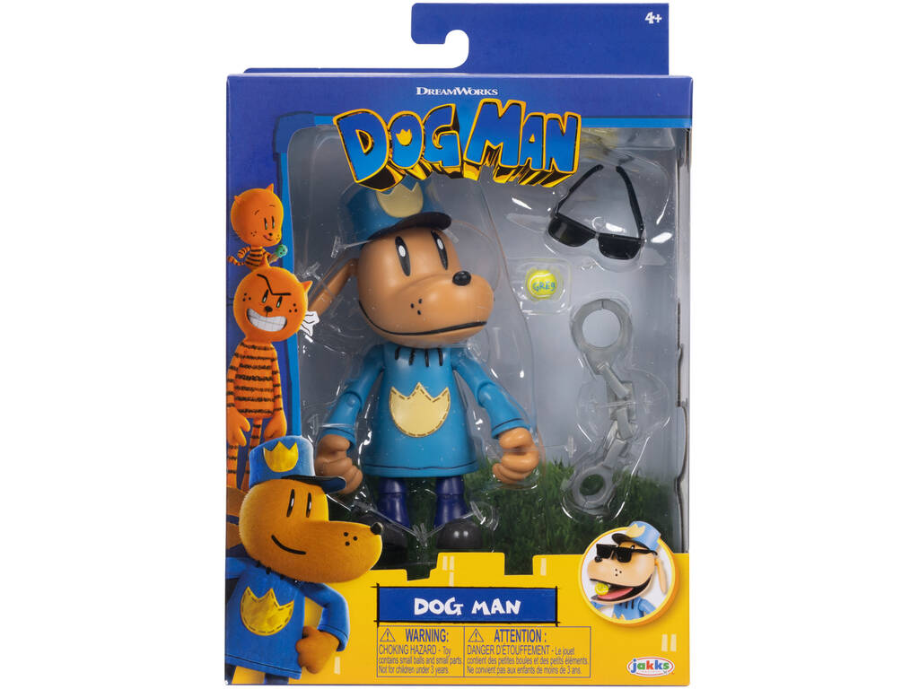 Dog Man Figura Dog Man de 12 cm con Accesorios