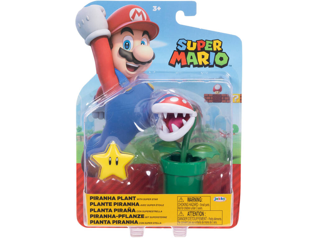 Figurine Super Mario de 10 cm avec accessoire