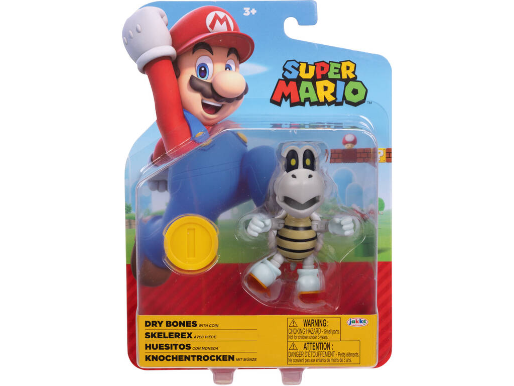 Figurine Super Mario de 10 cm avec accessoire