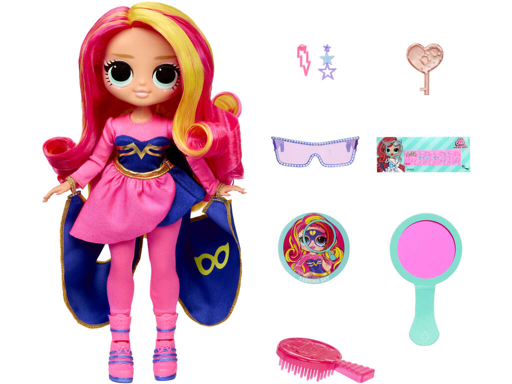 LOL Surprise OMG Eye Spy Series Muñeca Sabrina Sky con Accesorios