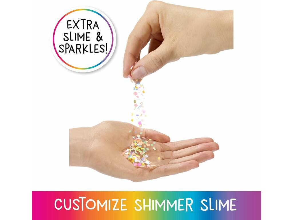 Rainbow High Shimmers Poupée Bella Parker avec slime et animal de compagnie