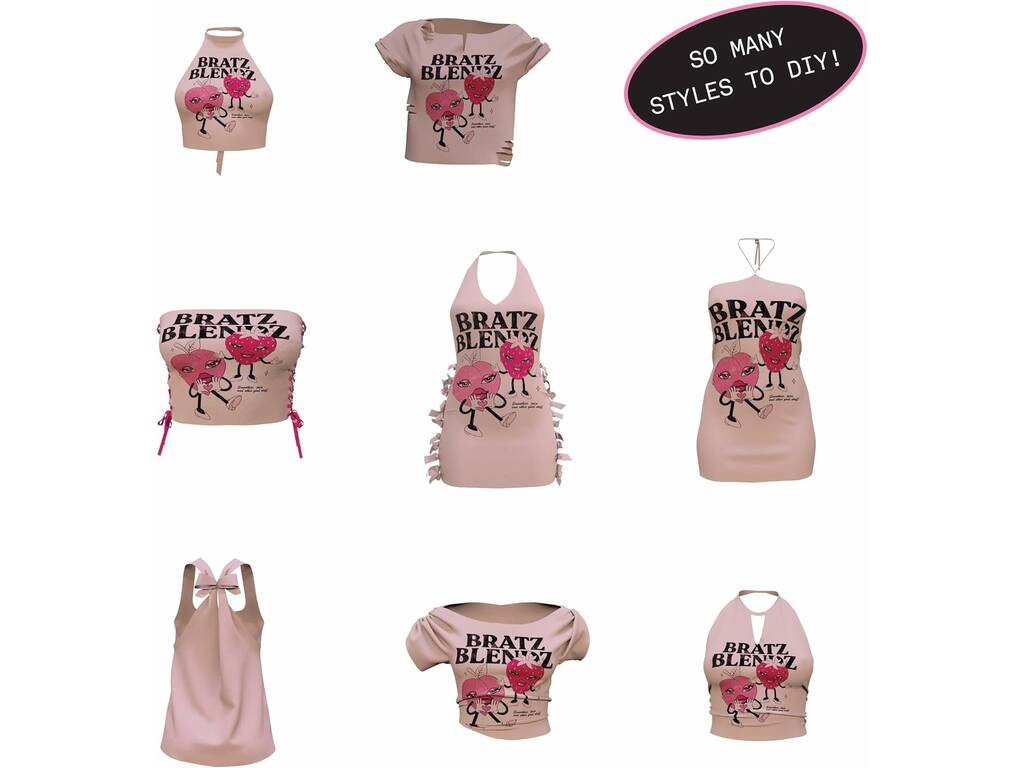Bratz Stylin’ Boneca Cloe com T-shirt para Ti