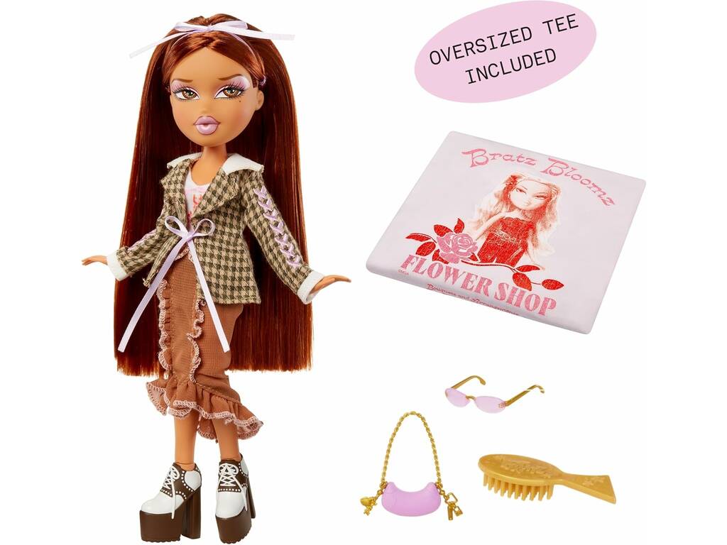 Bratz Stylin’ Boneca Jasmin com T-shirt para Ti