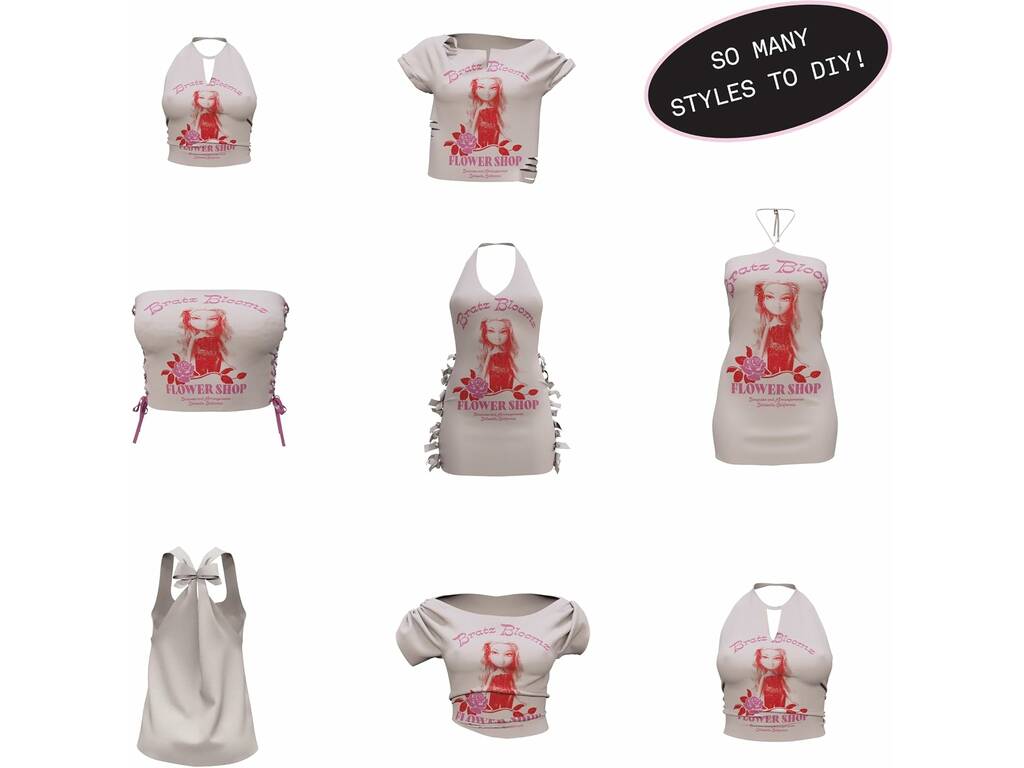 Bratz Stylin’ Boneca Jasmin com T-shirt para Ti