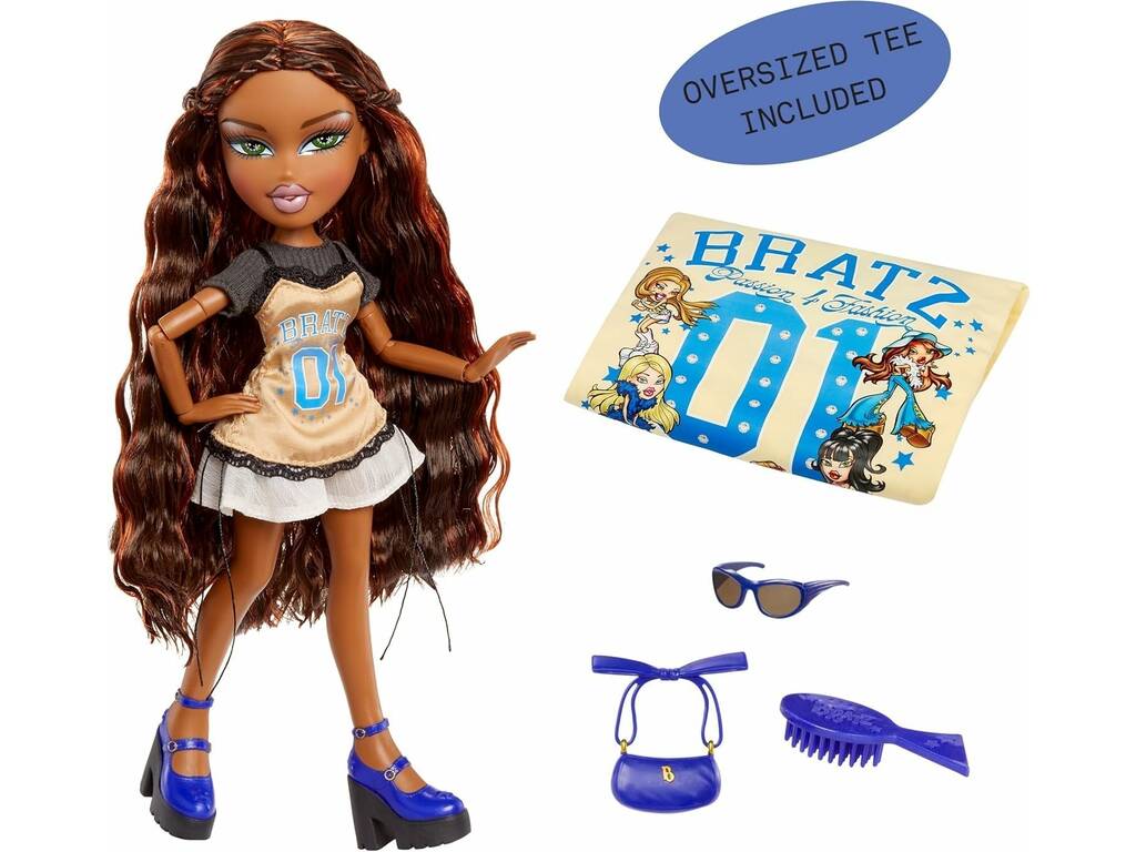 Bratz Stylin’ Muñeca Sasha con Camiseta para Ti
