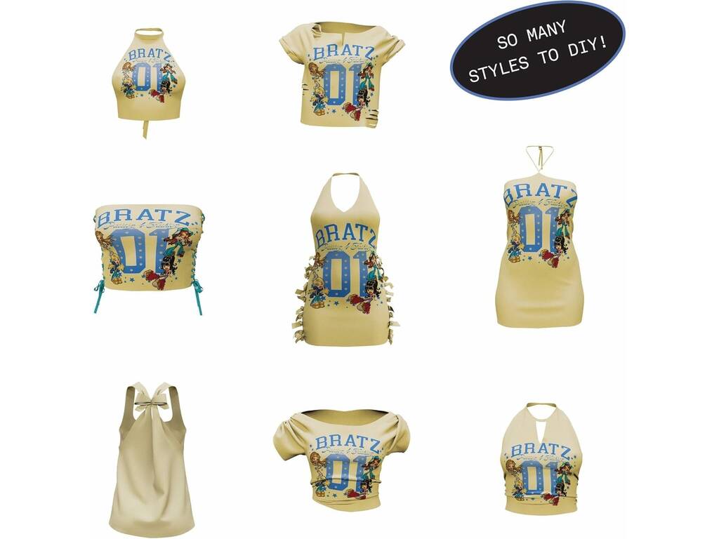 Bratz Stylin’ Muñeca Sasha con Camiseta para Ti