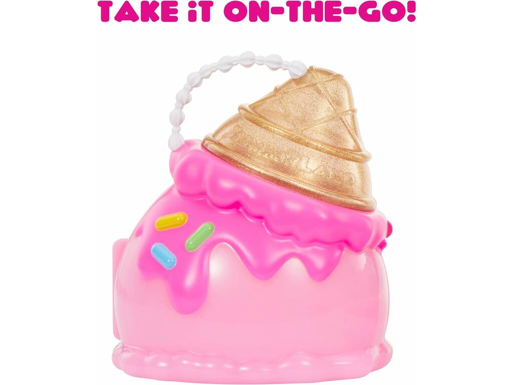 YummiLand Beauty Bag Ice Cream con bambola Bianca Bubblegum esclusiva e accessori