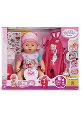 Baby Born Bambola Emma da 43 cm con vestiti e accessori