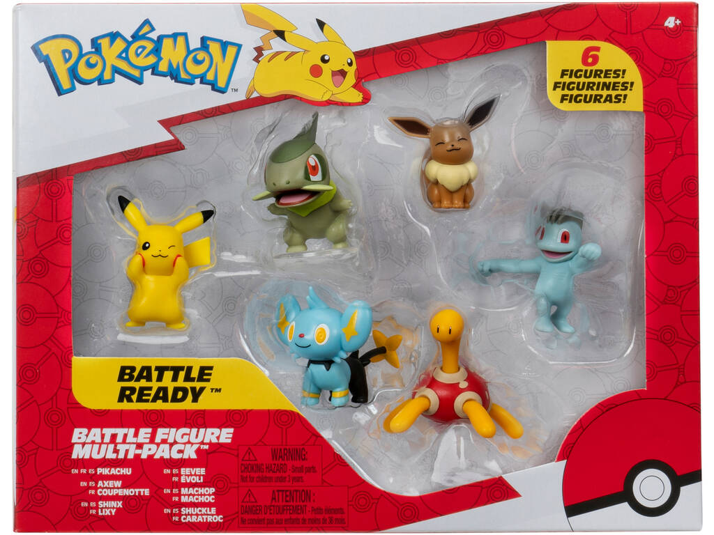 Pokémon Battle Figure Multipack com 6 Figuras