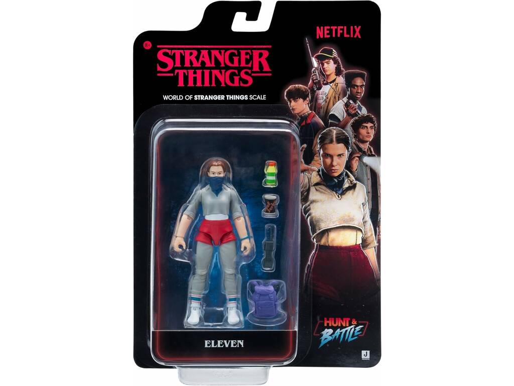 Stranger Things Hunt & Battle Figura Eleven da 10 cm