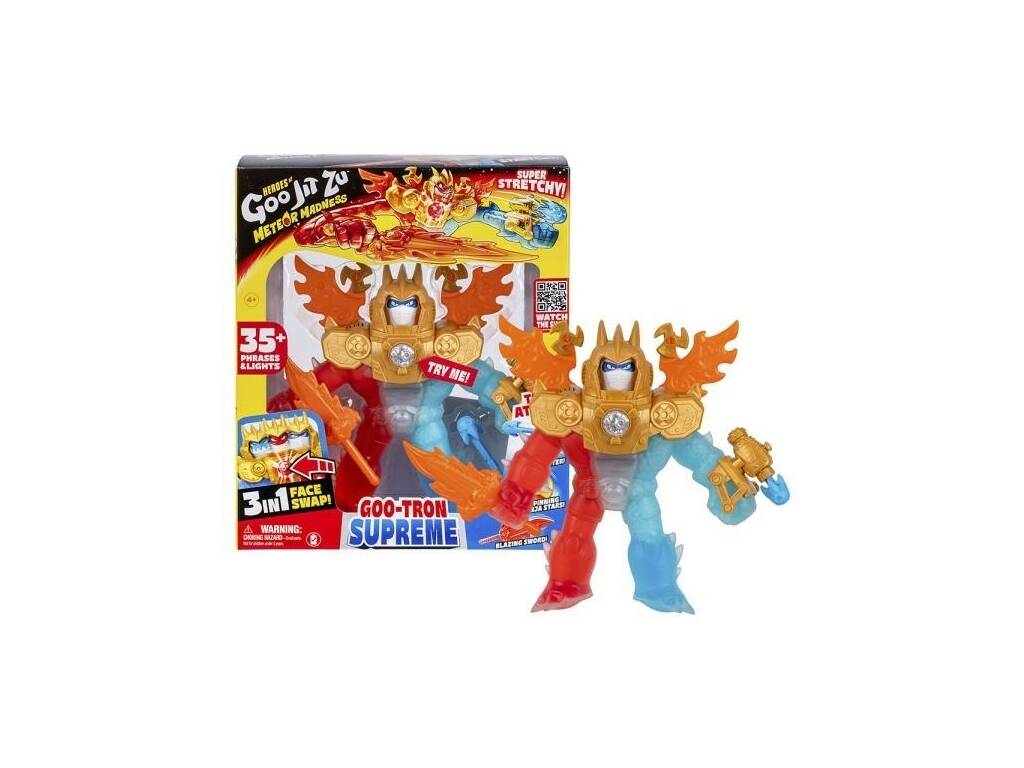 Heroes Of Goo Jit Zu Figura Goo-Tron Supreme con luci e suoni