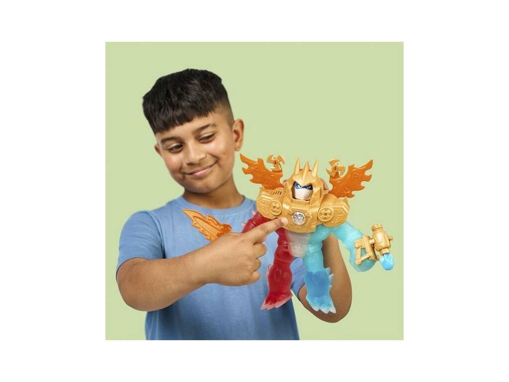 Heroes Of Goo Jit Zu Figura Goo-Tron Supreme con luci e suoni