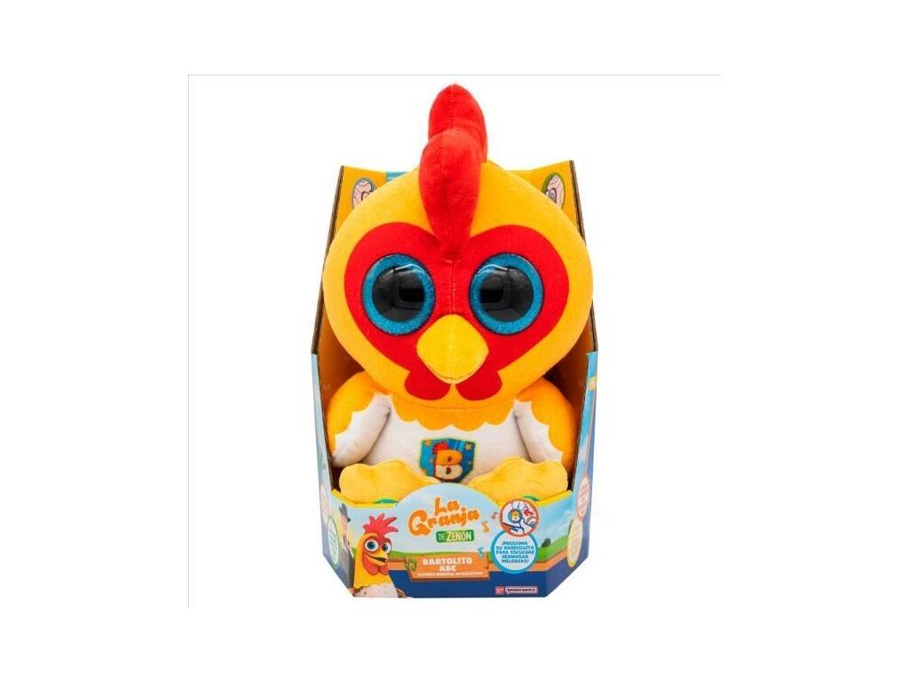 La Granja de Zenón Peluche Bartolito ABC de 30 cm con Frases