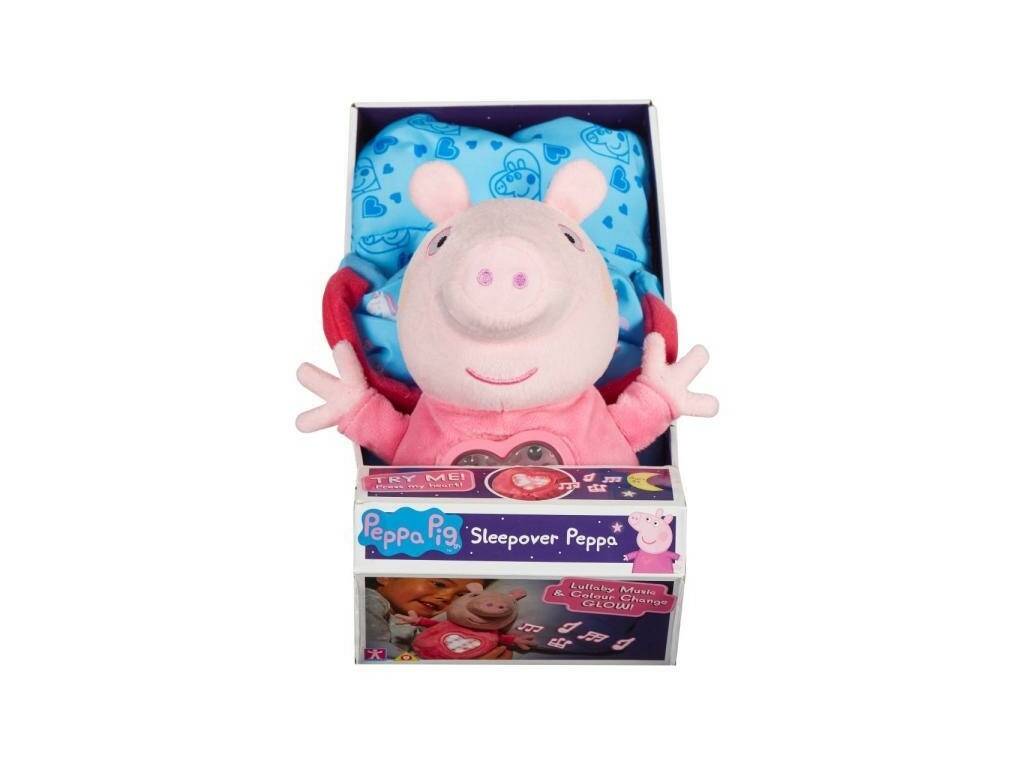 Peppa Pig Peluche Festa do Pijama de 20 cm com Luz e Sons