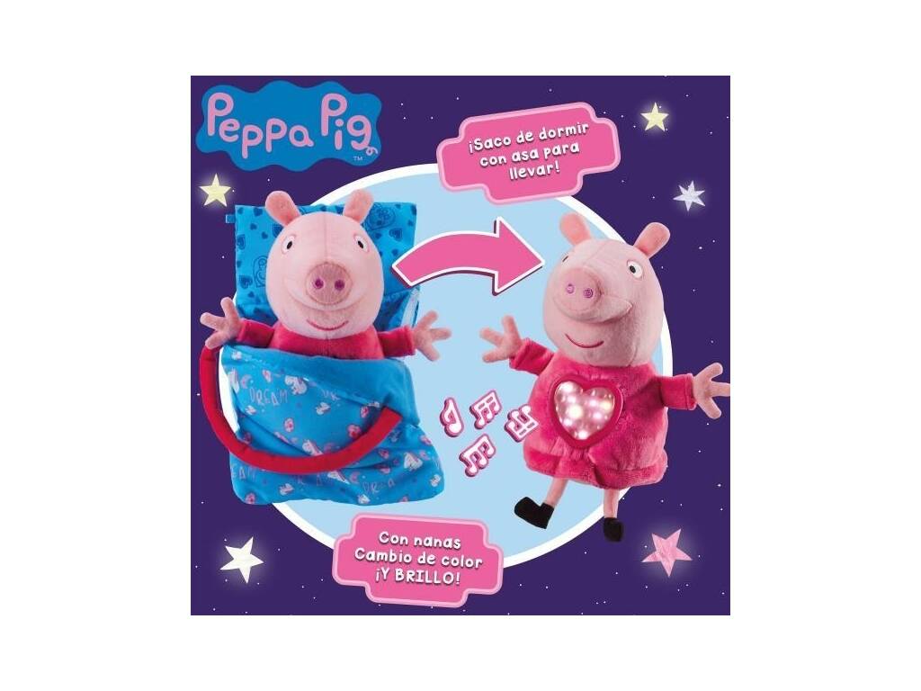 Peppa Pig Peluche Festa do Pijama de 20 cm com Luz e Sons