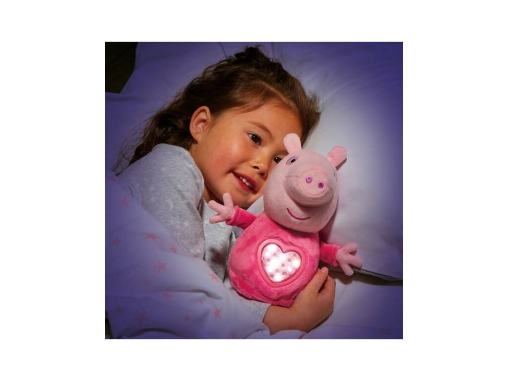 Peppa Pig Peluche Festa do Pijama de 20 cm com Luz e Sons