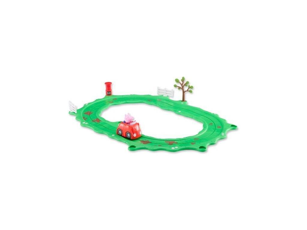 Peppa Pig Circuito Coche Rojo de Peppa