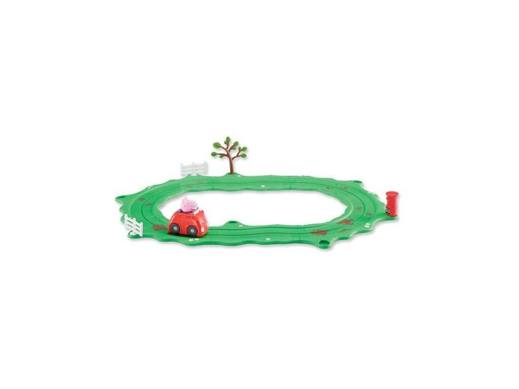 Peppa Pig Circuito Coche Rojo de Peppa