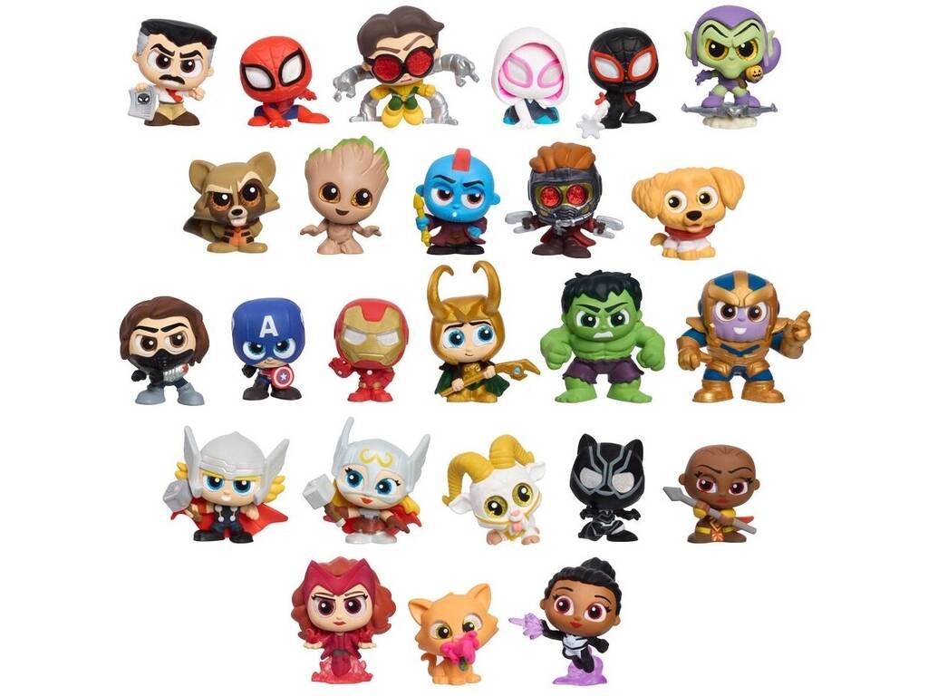 Doorables Marvel Action Peek Pack mit 4 Figuren