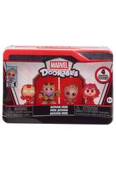 Doorables Marvel Action Peek Pack mit 4 Figuren