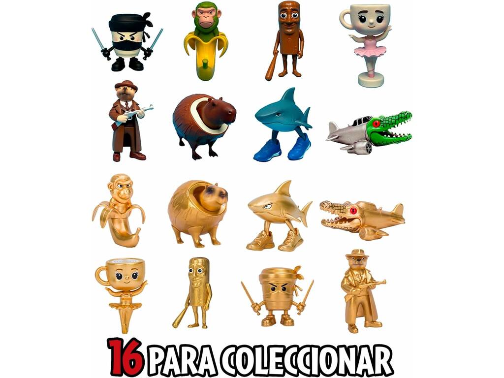 Italian Brainrot Caja con 1 Figura Sorpresa de 5 cm