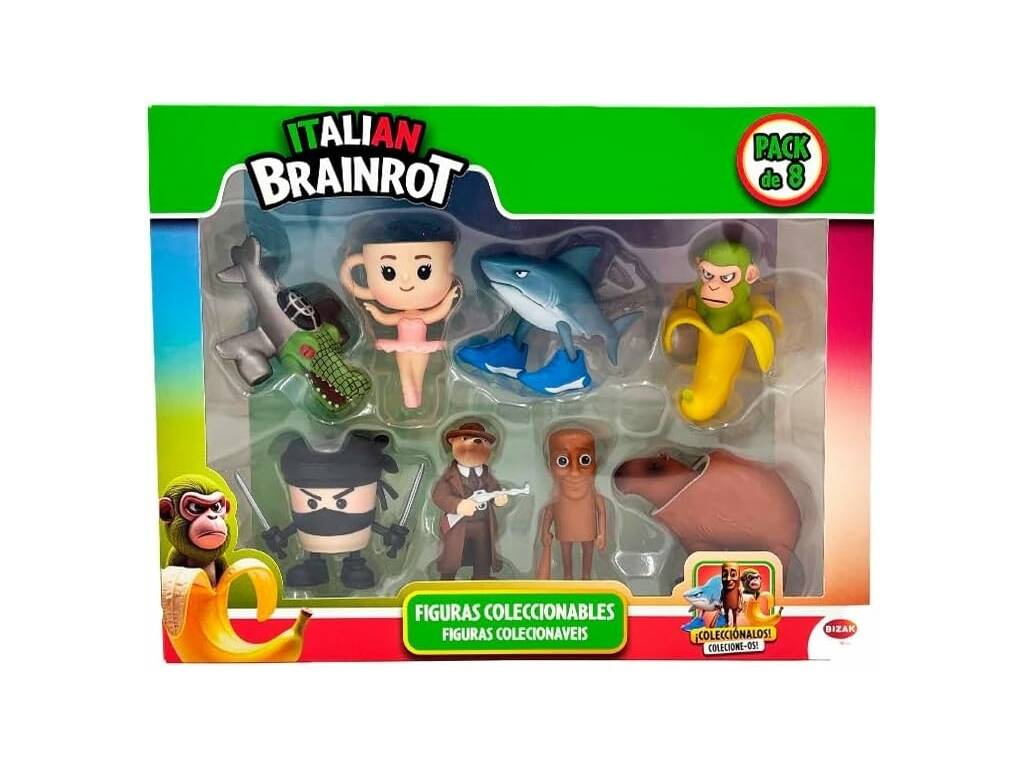 Italian Brainrot Pack 8 figurine da collezione da 5 cm