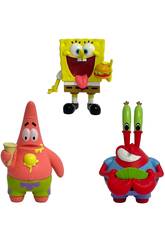 Bob l'éponge Pack 3 mini figurines de 5 cm