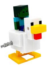 Pack Minecraft Bébé zombie et Cavalier aviaire avec mouvement