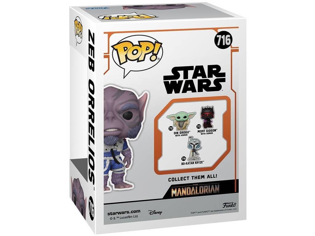 Funko Pop Star Wars Entertainment Earth Exclusive Figurine Zeb Orrelios Édition limitée