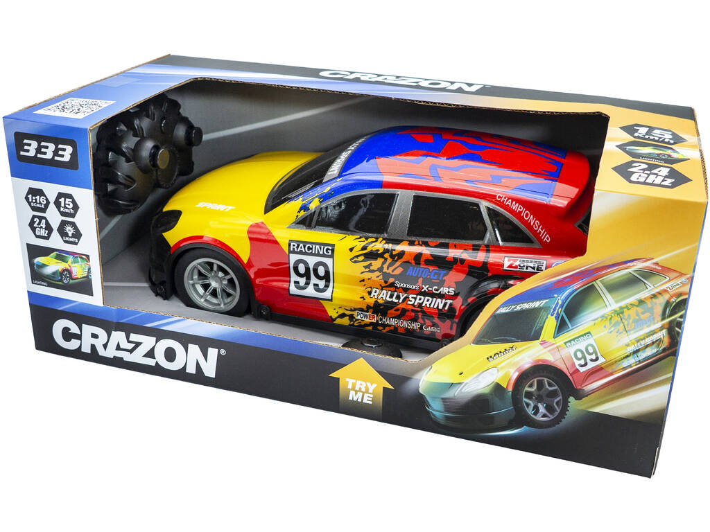 Coche Radio Control Crazon 333 1:16 con Luz