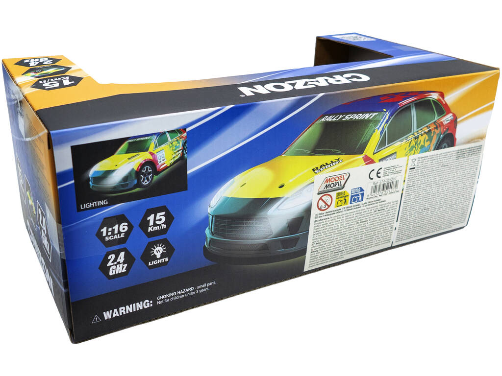 Coche Radio Control Crazon 333 1:16 con Luz